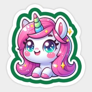 Kawaii Unicorn Sticker